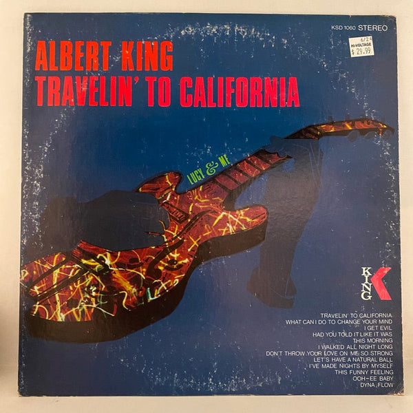 Used Vinyl Albert King – Travelin' To California LP USED VG++/VG J070524-07