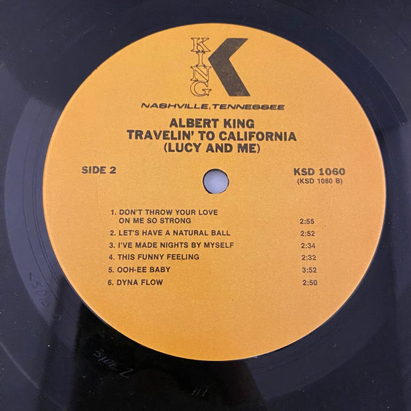 Used Vinyl Albert King – Travelin' To California LP USED VG++/VG J070524-07