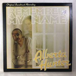 Used Vinyl Alberta Hunter - Remember My Name Soundtrack LP NM-VG++ USED 9705