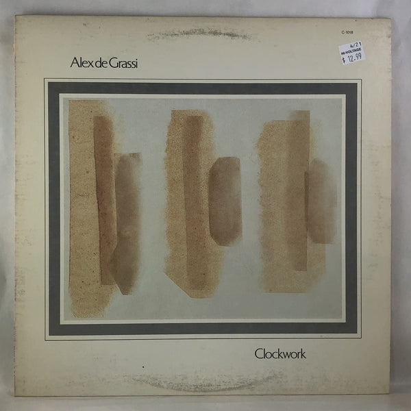 Used Vinyl Alex De Grassi - Clockwork LP NM-VG USED 12544