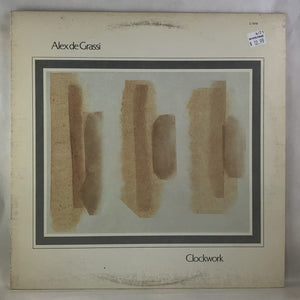 Used Vinyl Alex De Grassi - Clockwork LP NM-VG USED 12544