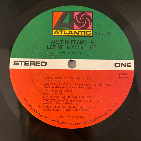 Used Vinyl Aretha Franklin – Let Me In Your Life LP USED NM/VG+ J021723-04