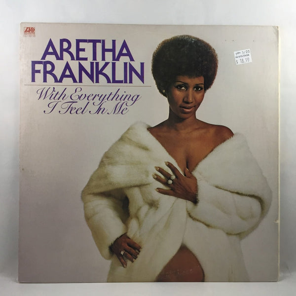 Used Vinyl Aretha Franklin - With Everything I Feel in Me LP NM-VG++ USED 5399