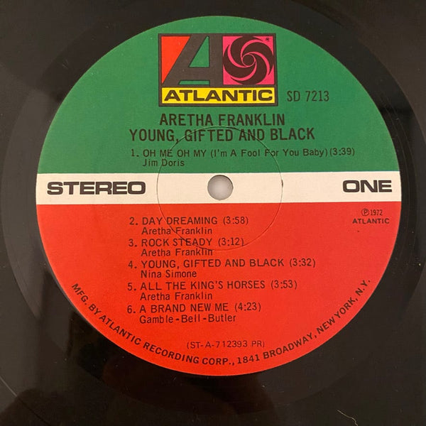 Used Vinyl Aretha Franklin – Young, Gifted And Black LP USED VG++/VG+ 1972 Pressing J050924-02