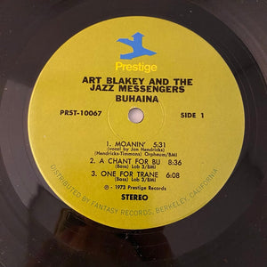Used Vinyl Art Blakey And The Jazz Messengers – Buhaina LP USED VG++/VG++ 1973 Pressing J081824-04