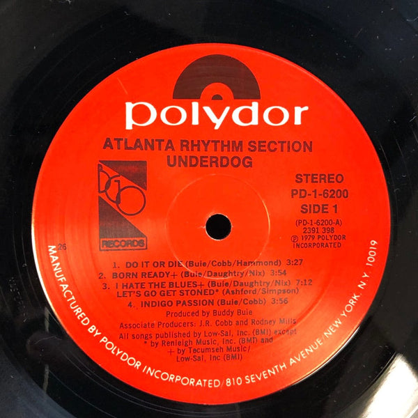 Used Vinyl Atlanta Rhythm Section - Underdog LP VG++/VG+ USED I020122-002