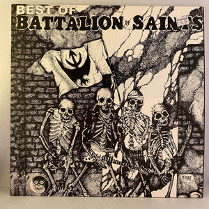 Used Vinyl Battalion Of Saints – The Best Of The Battalion Of Saints - Rock In Peace LP USED NM/NM White Vinyl J080723-12