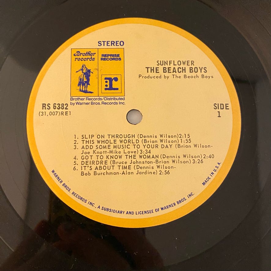 Beach Boys – Sunflower LP USED VG+/VG – Hi-Voltage Records