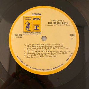 Used Vinyl Beach Boys – Sunflower LP USED VG+/VG J040724-11