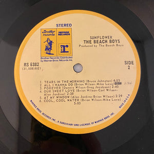 Used Vinyl Beach Boys – Sunflower LP USED VG+/VG J040724-11