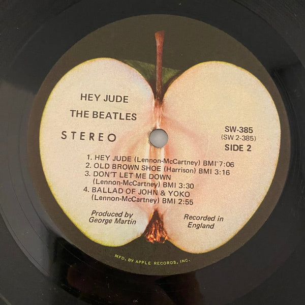 Used Vinyl Beatles – Hey Jude LP USED VG+/VG++ 1970 Pressing J080224-06