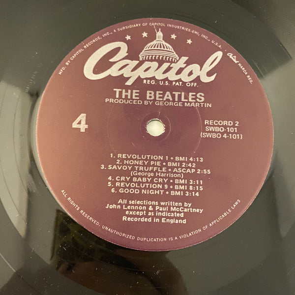 Used Vinyl Beatles – The Beatles (White Album) 2LP USED VG+/VG+ 1978 Purple Label Pressing J100823-02