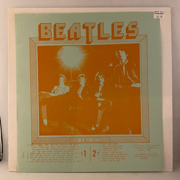 Used Vinyl Beatles – The E.M.I. Outakes LP USED VG++/VG+ 1974 Unofficial Release J091324-03