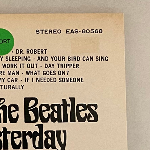 Used Vinyl Beatles – Yesterday And Today LP USED NM/VG++ 1976 Japanese Pressing NO OBI J062924-09