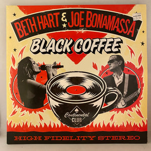 Used Vinyl Beth Hart & Joe Bonamassa – Black Coffee 2LP USED VG++/NM Red Vinyl J010424-03