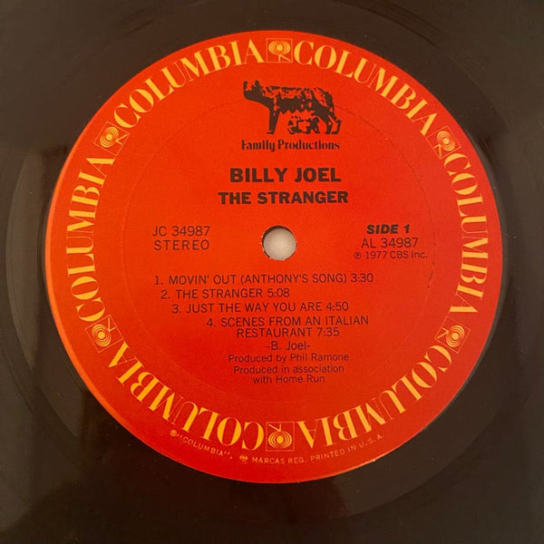 Used Vinyl Billy Joel – The Stranger LP USED NM/VG+ 1977 Pressing J070724-03