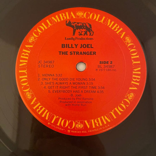 Used Vinyl Billy Joel – The Stranger LP USED NM/VG+ 1977 Pressing J070724-03