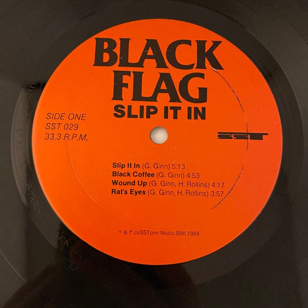 Used Vinyl Black Flag – Slip It In LP USED NM/VG+ 1984 Original Pressing J120823-11