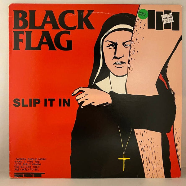 Used Vinyl Black Flag – Slip It In LP USED NM/VG+ 1984 Original Pressing J120823-11