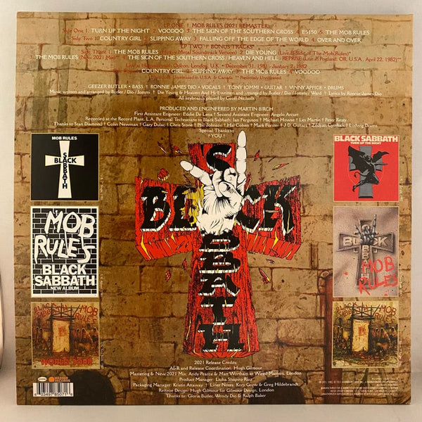 Used Vinyl Black Sabbath – Mob Rules 2LP USED NM/NM Deluxe Edition J050924-12