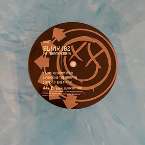 Used Vinyl Blink-182 – Neighborhoods 2LP USED VG++/VG++ 2011 Blue/White Vinyl Pressing J092124-11