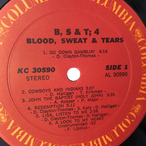 Used Vinyl Blood Sweat and Tears - B, S, & T; 4 LP VG-VG USED 11345