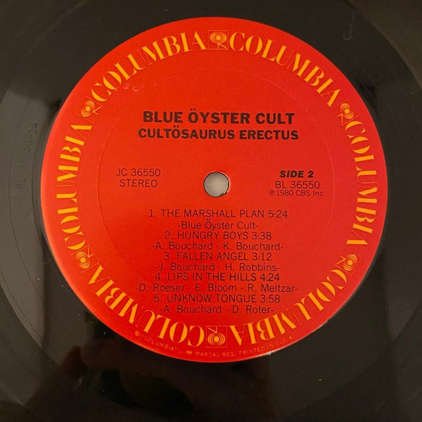 Used Vinyl Blue Öyster Cult – Cultösaurus Erectus LP USED VG++/VG+ J091023-13