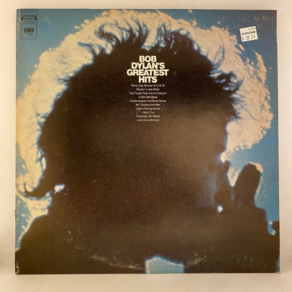 Used Vinyl Bob Dylan – Bob Dylan's Greatest Hits LP USED NM/VG+ Includes Poster J012624-06