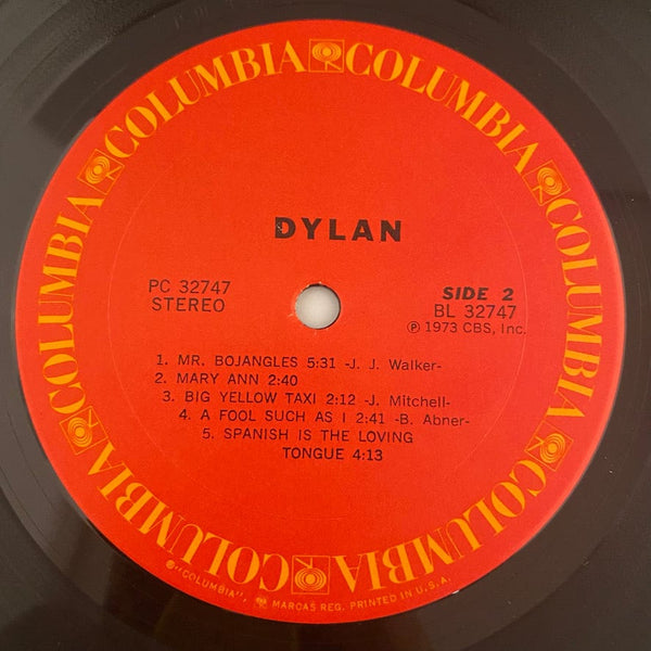 Used Vinyl Bob Dylan - Dylan LP USED VG++/VG+ J080522-21