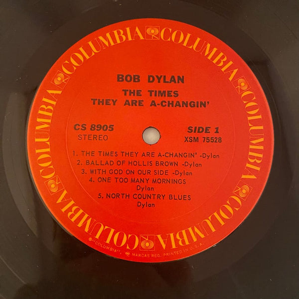 Used Vinyl Bob Dylan – The Times They Are A-Changin' LP USED NM/VG+ 1971 Pressing J070724-12