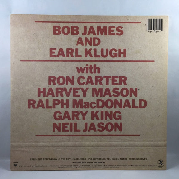 Used Vinyl Bob James and Earl Klugh - One On One LP NM-NM USED 5337