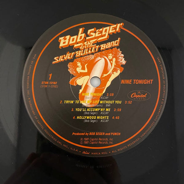 Used Vinyl Bob Seger & The Silver Bullet Band – Nine Tonight 2LP USED NM/VG+ J072824-07