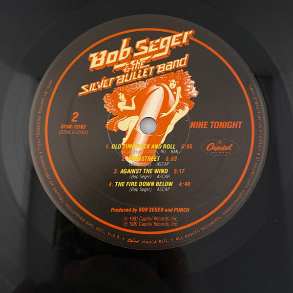 Used Vinyl Bob Seger & The Silver Bullet Band – Nine Tonight 2LP USED NM/VG+ J072824-07