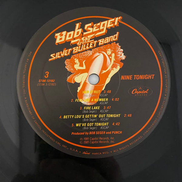 Used Vinyl Bob Seger & The Silver Bullet Band – Nine Tonight 2LP USED NM/VG+ J072824-07