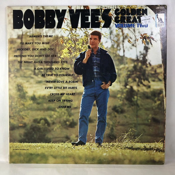 Used Vinyl Bobby Vee - Golden Greats Vol. 2 LP NM-VG++ USED 9478