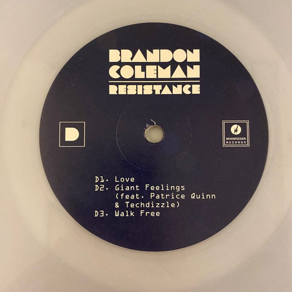 Used Vinyl Brandon Coleman – Resistance 2LP USED NM/VG+ Clear Vinyl J061323-22