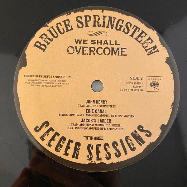 Used Vinyl Bruce Springsteen – We Shall Overcome - The Seeger Sessions 2LP USED VG++/NM J061823-05