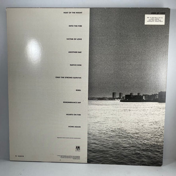Used Vinyl Bryan Adams - Into The Fire LP NM/VG++ VINYL USED W052022-10