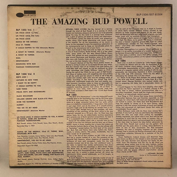 Used Vinyl Bud Powell – The Amazing Bud Powell Volume 2 LP USED NM/VG+ 1973 Pressing J070724-16