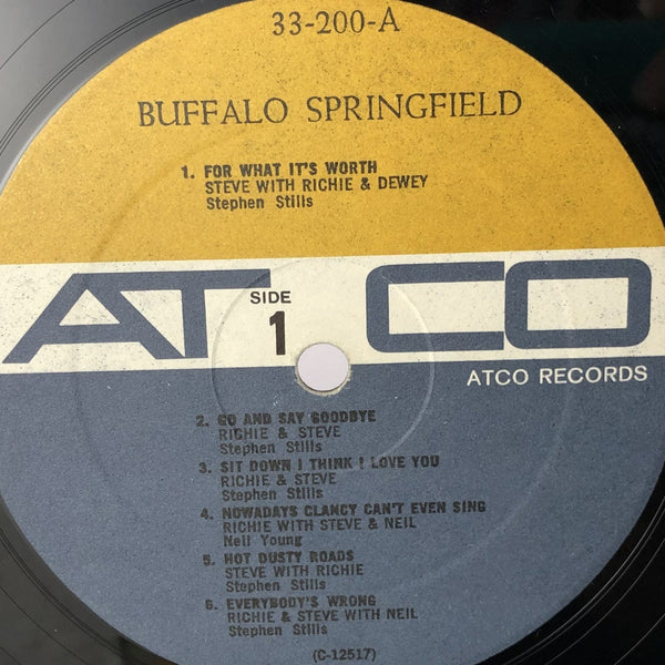 Used Vinyl Buffalo Springfield - Self Titled LP Original 1967 Mono Pressing G-VG USED 13160