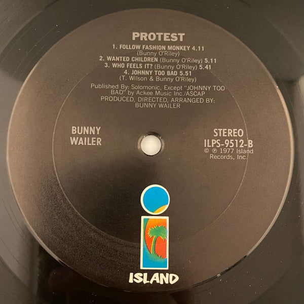 Used Vinyl Bunny Wailer - Protest LP USED NM/NM J080722-09