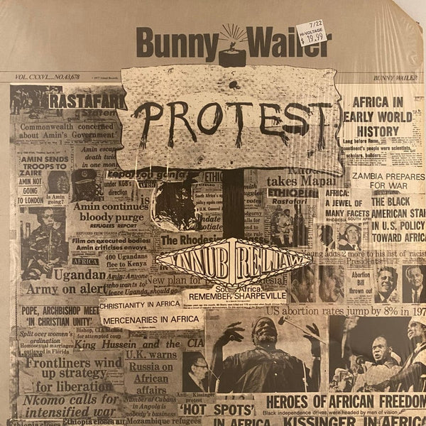 Used Vinyl Bunny Wailer - Protest LP USED NM/NM J080722-09