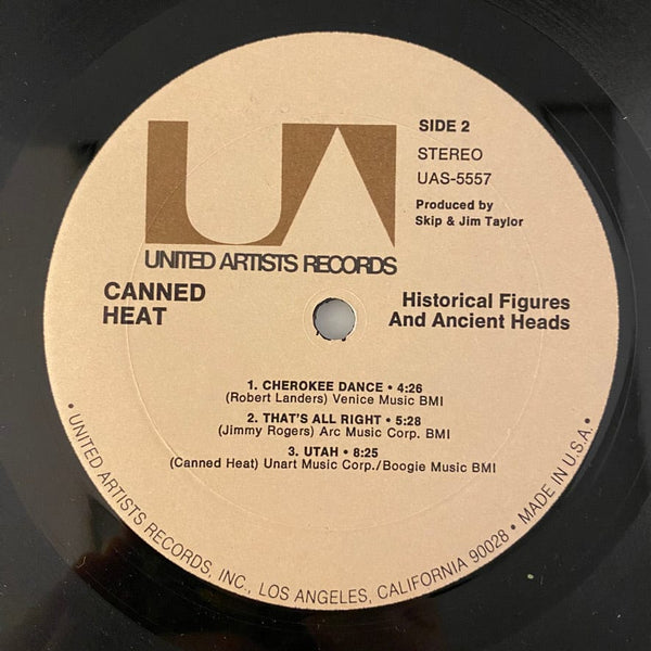 Used Vinyl Canned Heat – Historical Figures And Ancient Heads LP USED VG++/VG++ w/ Poster J052923-04