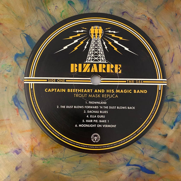 Used Vinyl Captain Beefheart & His Magic Band – Trout Mask Replica 2LP USED NM/VG++ Color Vinyl w/ 7" & Tote Bag J031724-01