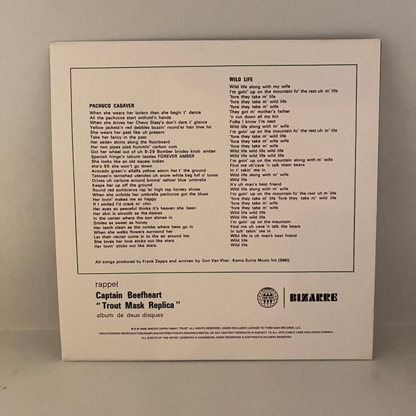 Used Vinyl Captain Beefheart & His Magic Band – Trout Mask Replica 2LP USED NM/VG++ Color Vinyl w/ 7" & Tote Bag J031724-01