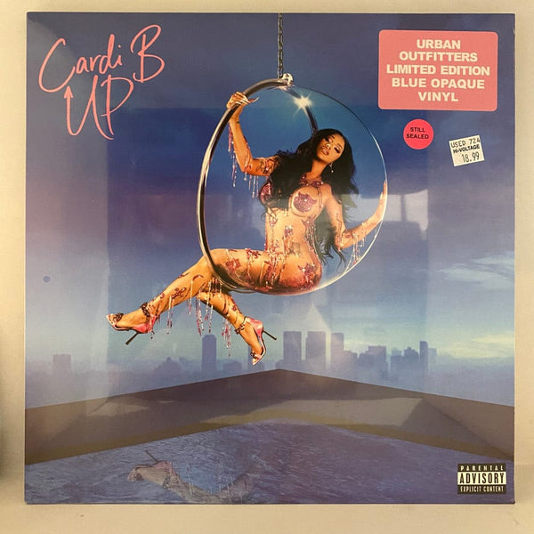 Used Vinyl Cardi B – Up 12" USED NOS STILL SEALED Blue Vinyl J072624-08