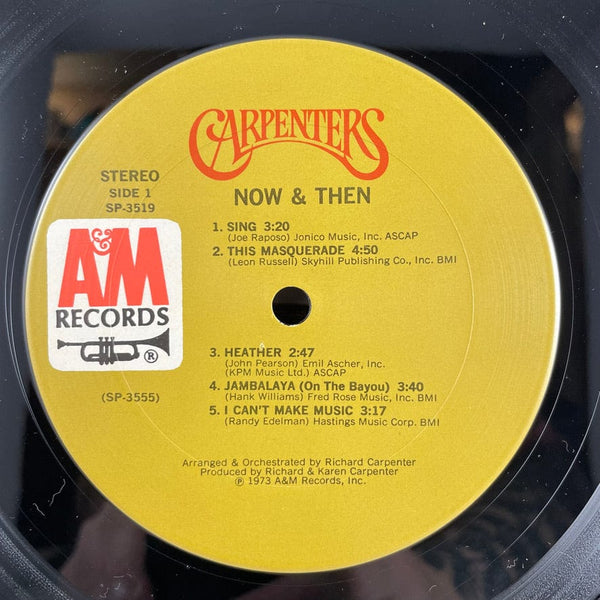 Used Vinyl Carpenters - Now & Then LP VG+/VG+ VINYL USED W051322-02