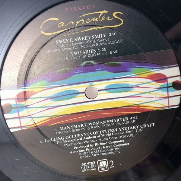 Used Vinyl Carpenters - Passage LP VG++-NM USED 11043