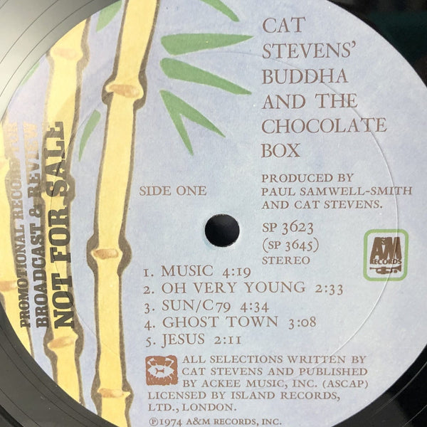 Used Vinyl Cat Stevens - Buddha and the Chocolate Box LP Promo NM-VG+ USED 12060