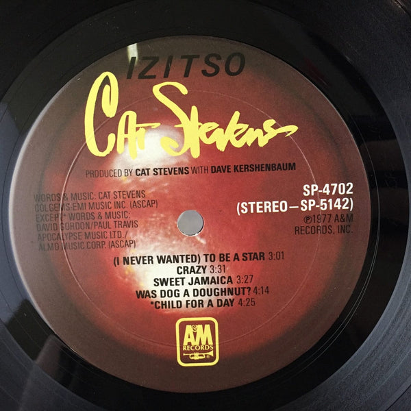 Used Vinyl Cat Stevens - Izitso LP VG++-NM USED 4431